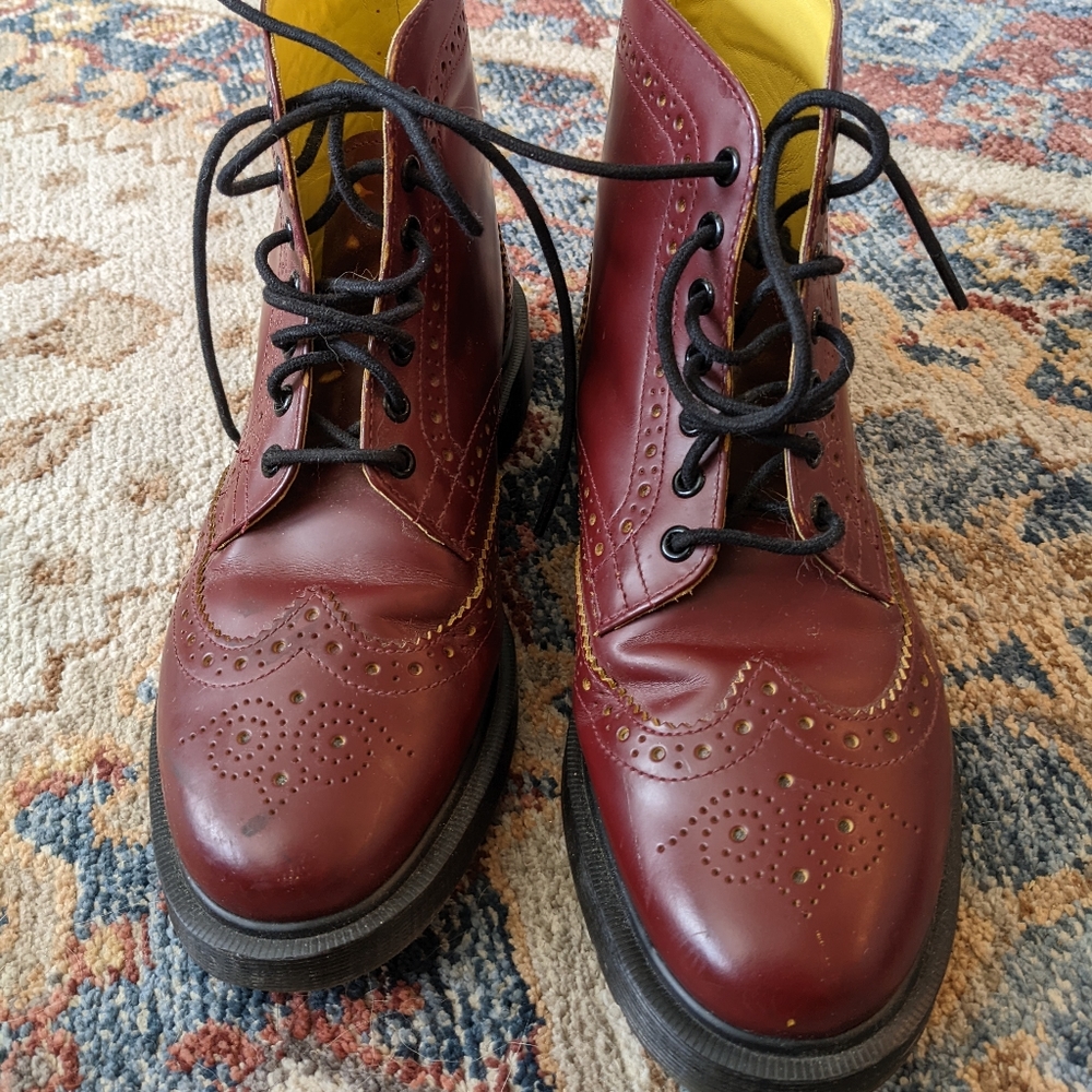 Dr Martens Anthony Boot Cherry Red